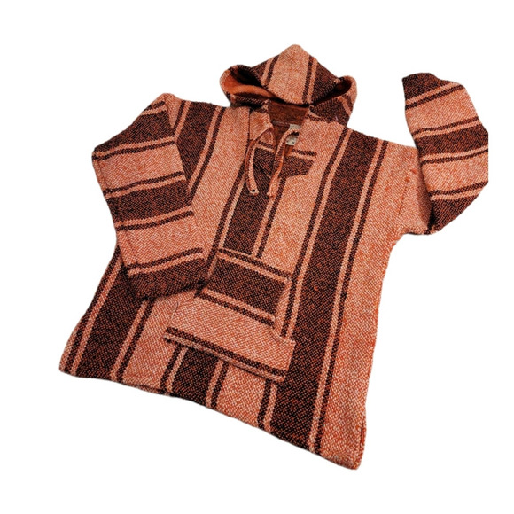 Mexican Baja Pullover Hoodie Small/  Medium - Picture 1 of 5